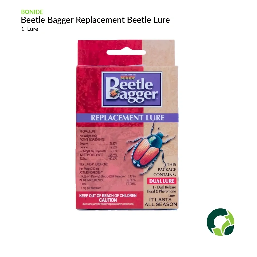 Beetle Bagger replacement lure in red and white packaging.