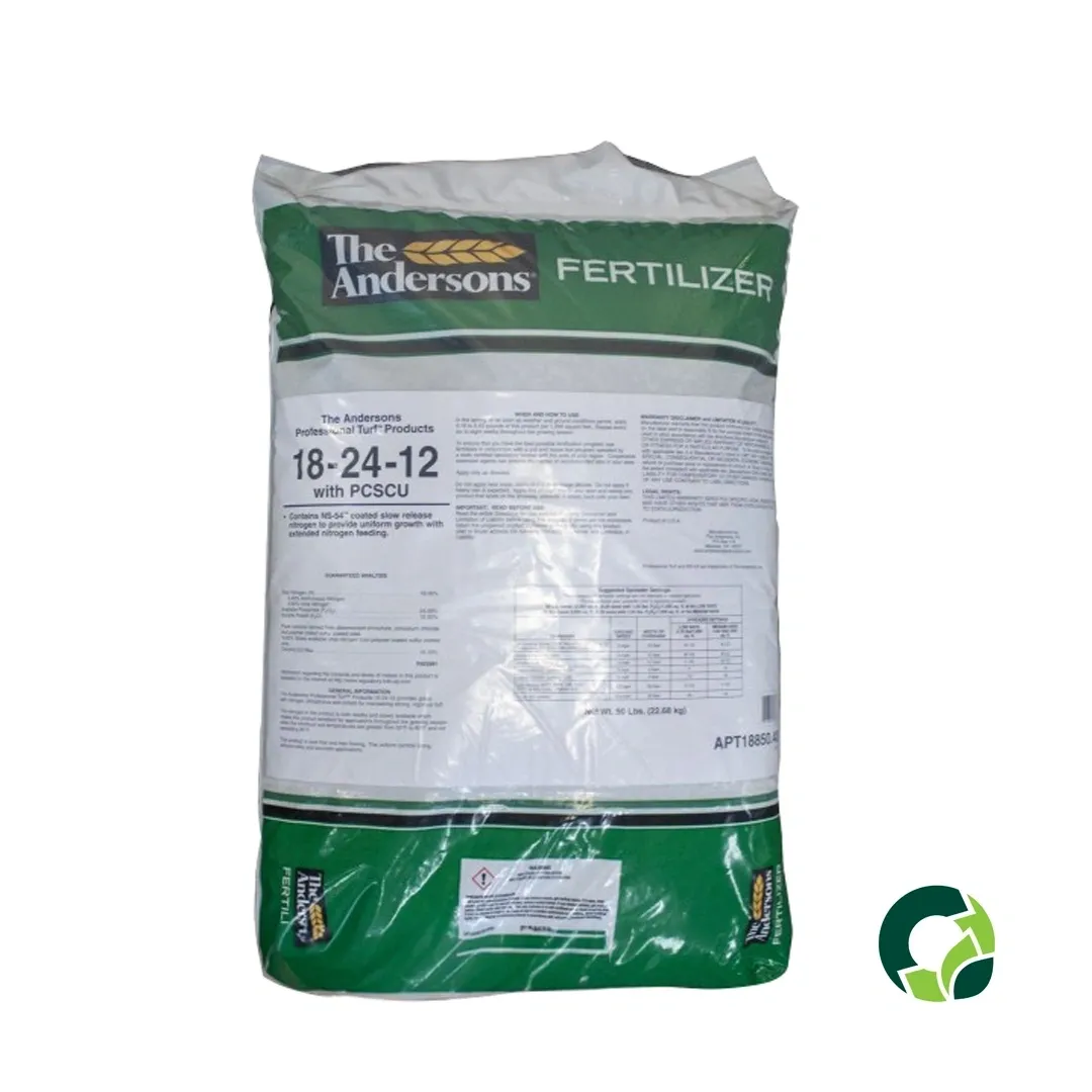 Bag of The Green Garden fertilizer with NPK 15-15-15.