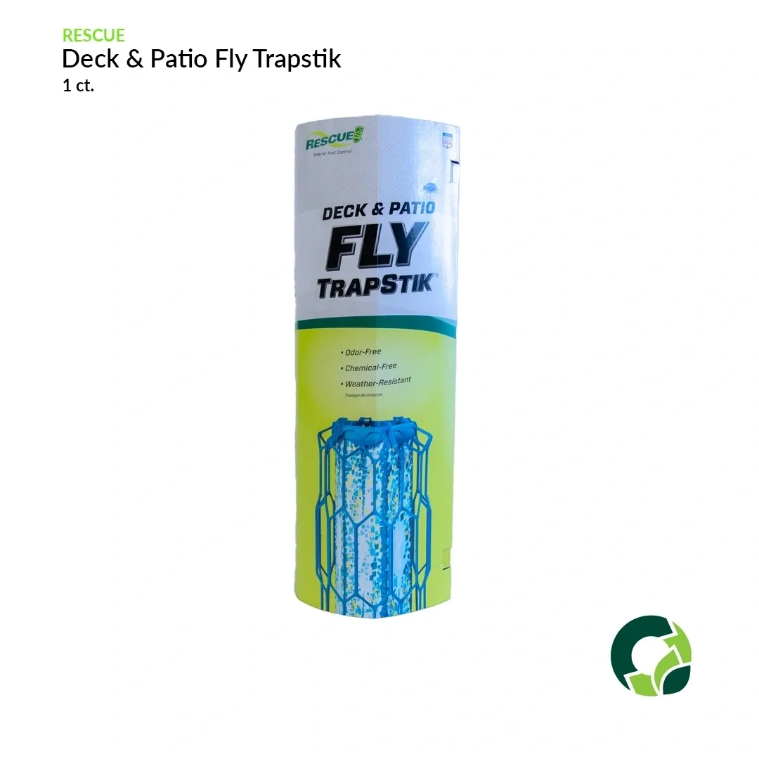 Deck & Patio Fly Trapstick for outdoor fly control.