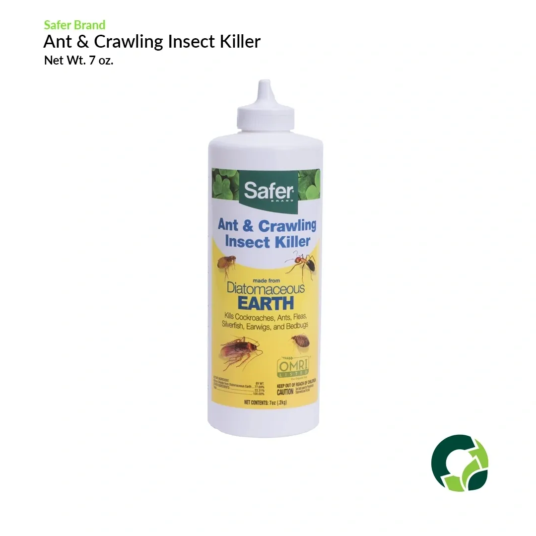 Bottle of Safer Brand Ant & Crawling Insect Killer on a white background.