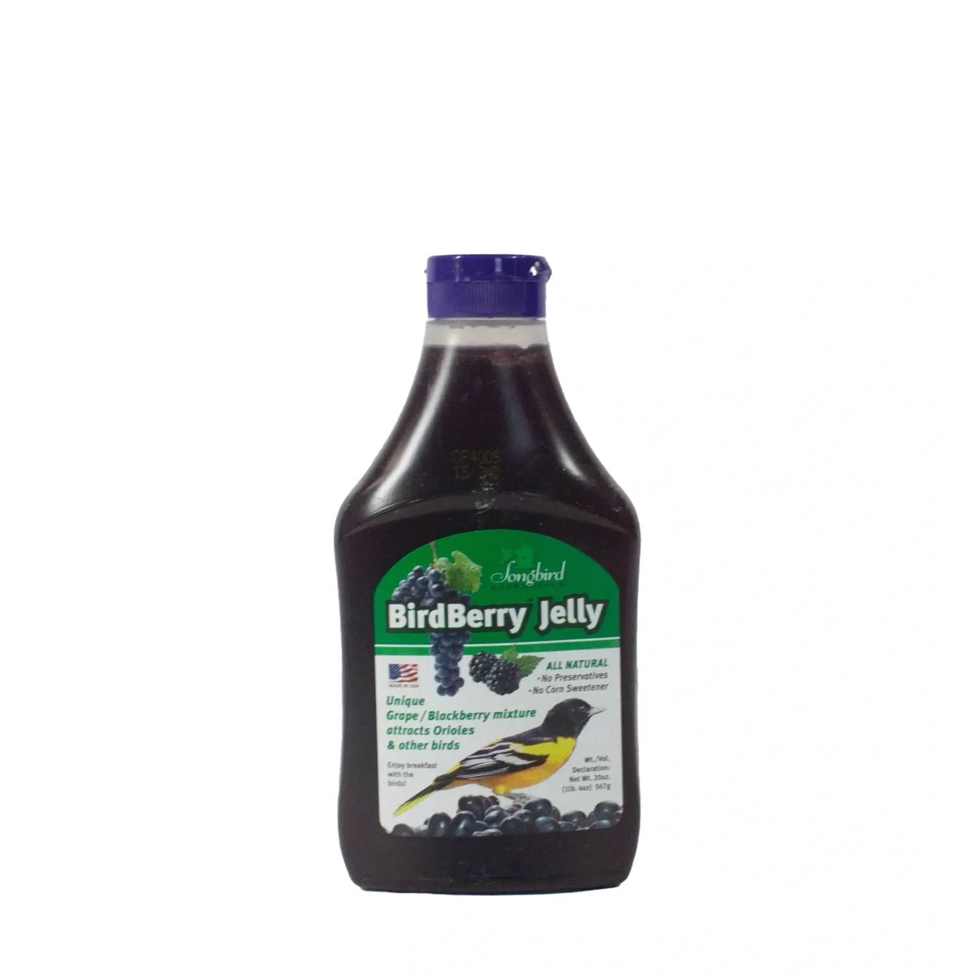 A bottle of Smucker's Concord Grape Jelly.