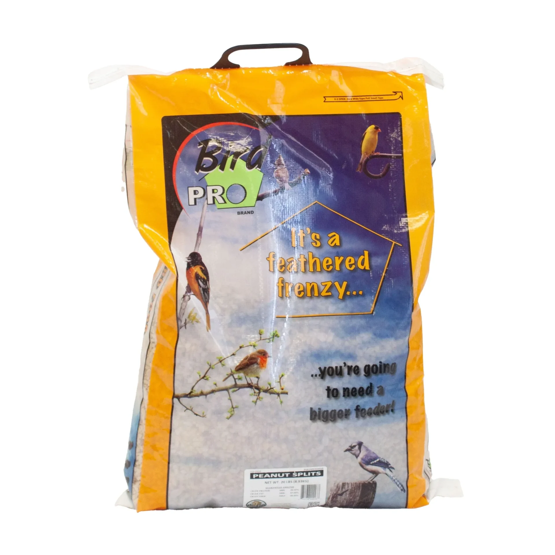 Bird netting packaging for protecting plants from birds.