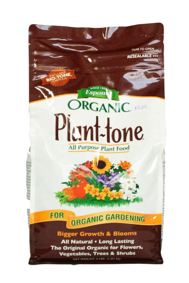 Organic Plant-tone natural plant food for gardening.