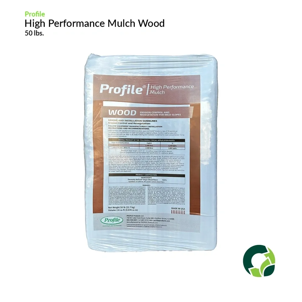 Bag of High Performance Mulch Wood, 50 liters.