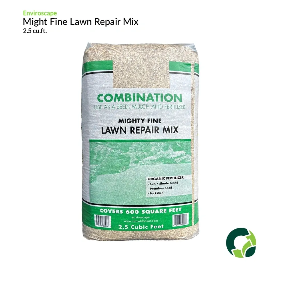 Bag of Combination Lawn Repair Mix for lawn care.