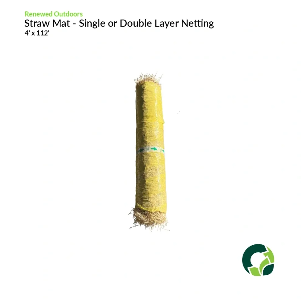 Rolled yellow netting material for single or double layer use.