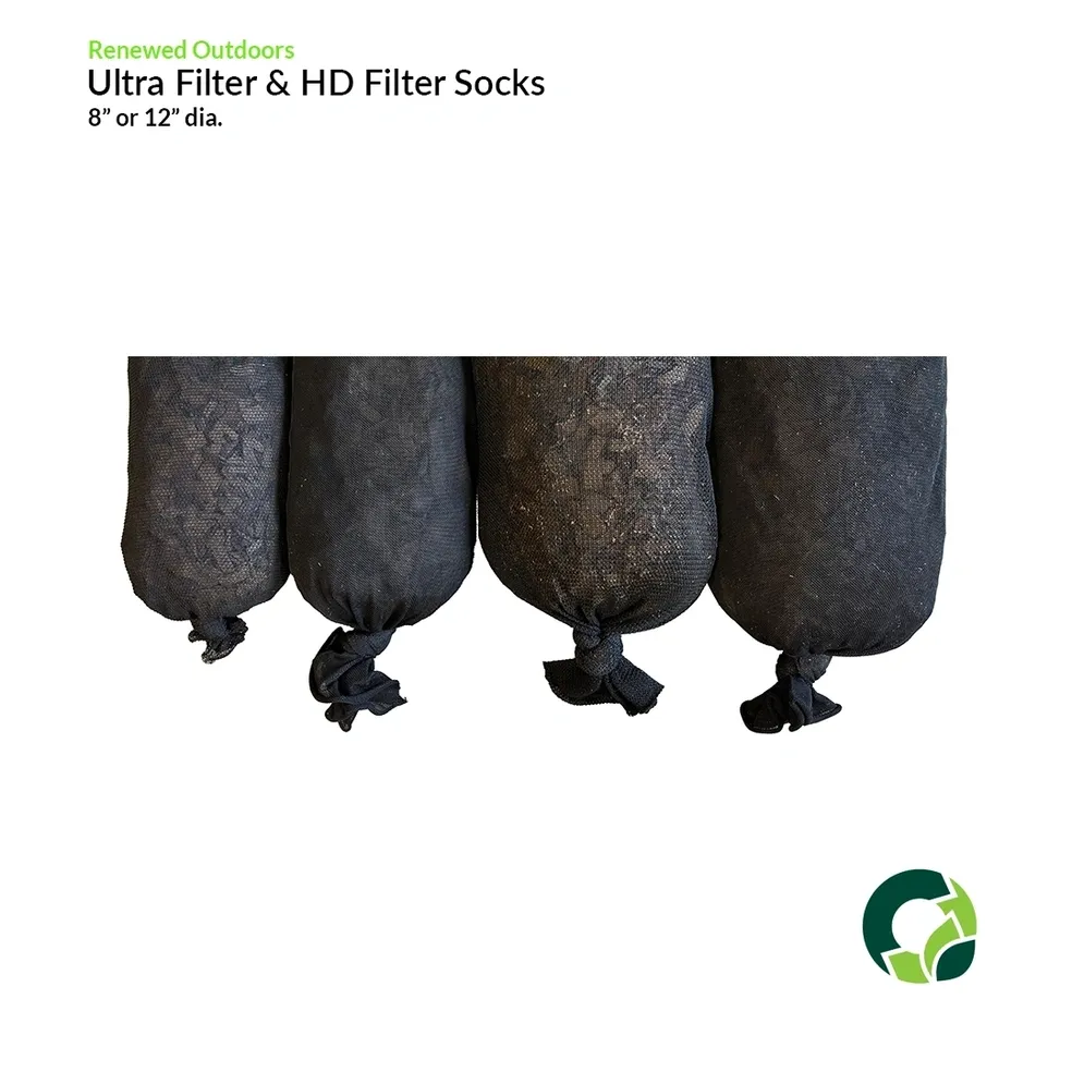 Ultra Filter & HD Filter Socks displayed in a row.