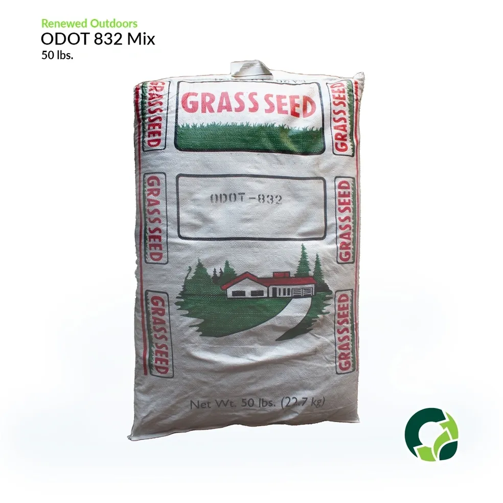 Bag of Grass Seed for lawn planting with clear branding.