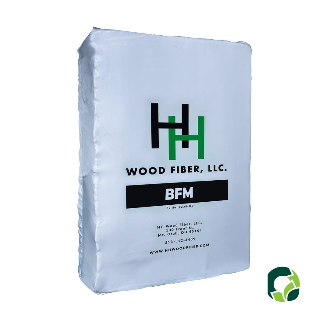 Wood Fiber LLC BFM packaging sack.
