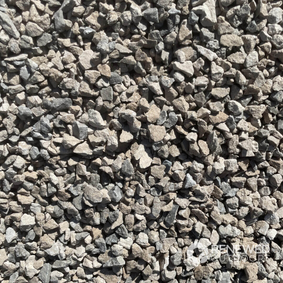 Close-up of small, scattered gravel stones.