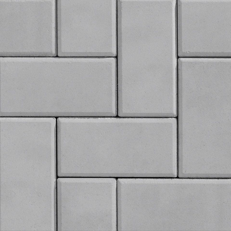 Gray brick wall pattern, staggered layout.