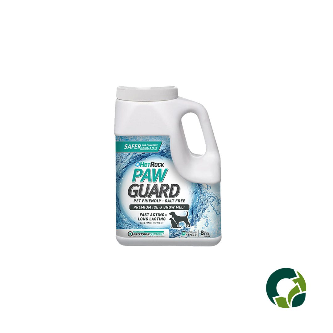 Pet-friendly ice melt container.